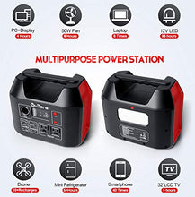 Load image into Gallery viewer, Portable Power Station 298Wh, Portable Solar Generators Backup Camping Lithium Battery Pack, 110V/300W Outdoors Solar Generator for Laptops Cellphones Drones and More Electronics (No Solar Panel)
