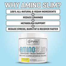 Load image into Gallery viewer, AMINO SLIM - Slimming BCAA Weight Loss Drink For Women, Vegan Amino Acids &amp; L-Glutamine Powder for Post Workout Recovery &amp; Thyroid Support | Appetite Suppressant, Metabolism Booster &amp; Stress Relief
