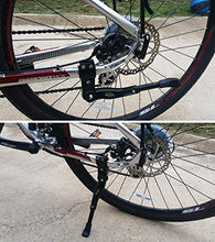 Load image into Gallery viewer, TOPCABIN Bicycle Adjustable Aluminium Alloy Bike Bicycle Kickstand Side Kickstand Fit for 22" 24" 26"- Black
