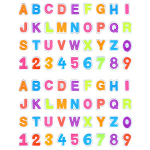 PartyFUN 72PCS Letters Shoes Charms GLOW IN THE DARK Shoes Charms for Clog Shoes & Wristband Bracelet Party Gifts