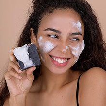 Load image into Gallery viewer, [DearKlairs] Gentle Black Sugar Charcoal Face Body soap, Bar cleanser, 120g, For Problem Skin, Skin Detox, With Pine Oil and Black Sugar, Retain Moisture after Cleansing

