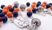 Load image into Gallery viewer, HOUSTON PRO BASEBALL CATHOLIC ROSARY BEADS
