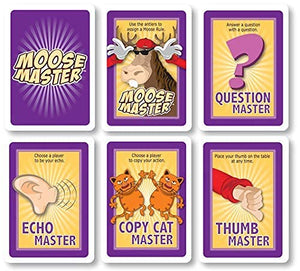 MOOSE MASTER - A Hilarious Party Card Game – Easy Set Up - Will Have Everyone Laughing from The Start - for Fun People Looking for a Hilarious Night in A Box – Laugh Until You Cry Fun