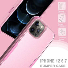 Load image into Gallery viewer, Ezavan Designed for iPhone 12 Pro Max Phone Case, [Military Grade Drop Tested] Heavy-Duty Shockproof Tough Rugged Protective Cover Case for iPhone 12 Pro Max 6.7 Inch 2020 Release (Pink)
