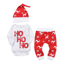 Load image into Gallery viewer, Xmas Newborn Infant Baby Boy Girl Romper Jumpsuit Tops+Pants Christmas Deer Outfits Set Kids Christmas Costume
