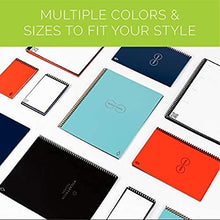 Load image into Gallery viewer, Rocketbook Smart Reusable Notebook - Dot-Grid Eco-Friendly Notebook with 1 Pilot Frixion Pen &amp; 1 Microfiber Cloth Included - Atomic Red Cover, Executive Size (6&quot; x 8.8&quot;)
