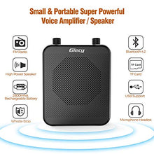 Load image into Gallery viewer, Giecy Voice Amplifier Portable Bluetooth 30W 2800mAh Rechargeable PA System Speaker for Multiple Locations Such as Classroom, Meetings and Outdoors
