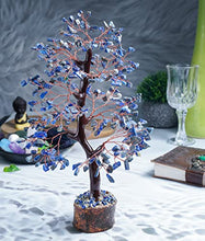 Load image into Gallery viewer, Lapis Lazuli Chakra Tree of Life - Feng Shui Money Bonsai, Crystal Tree for Positive Energy, Gemstone Tree - Home Decoration Figurine, Chakra Healing Crystal, Meditation Stones - Spiritual Gifts
