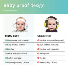 Load image into Gallery viewer, Alpine Muffy Baby Ear Protection for Newborn and Babies up to 36 Months – Noise Reduction Earmuffs for Toddlers &amp; Children – Comfortable Infant Ear Muffs Prevent Hearing Damage &amp; Improve Sleep, Black
