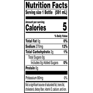 Gatorade G Zero Thirst Quencher, Fruit Punch, 20oz Bottles Pack of 8