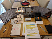 Load image into Gallery viewer, D&amp;D 3D Mage's Tower Battle Map 4-Level 16 Inches Tall Wood Laser Cut with 1" Grid Wargaming Terrain for Dungeons &amp; Dragons, Pathfinder, Warhammer or Other Tabletop RPG
