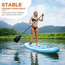 Load image into Gallery viewer, SYCEES 8'7 x 30" x 6", All-Around Inflatable Stand Up Paddle Board - Stable, Versatile, Durable and Lightweight SUP for All Skill Levels, Paddleboard Accessories &amp; Carry Bag Included (Blue)

