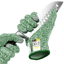 Load image into Gallery viewer, Glove Station The Combat Tactical Knuckle Gloves, Green, M &amp; Ultra Durable Series Cut Resistant Gloves, Green, M
