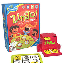 Load image into Gallery viewer, ThinkFun Zingo Bingo Award Winning Preschool Game for Pre-Readers and Early Readers Age 4 and Up - One of the Most Popular Board Games for Boys and Girls and their Parents, Amazon Exclusive Version

