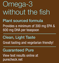 Load image into Gallery viewer, Nature's Way NutraVege Extra-Strength Omega-3 Plant Based Supplement, Cranberry-Orange, 6.8 oz
