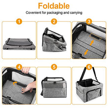 Load image into Gallery viewer, BEELIKE Portable Pet Crate Pet Cage Great Dog Kennel Cat Play Cube for Home Indoor &amp; Nice Dog Crate Cat Cage for Travel Outdoor – for Dogs Cats and Puppies
