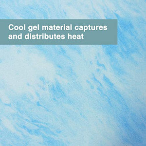 Sure2Sleep Gel Swirl Memory Foam Mattress Topper Made in USA 2-Inch (Twin)