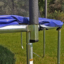 Load image into Gallery viewer, Skywalker Trampolines 12-Foot Jump N’ Dunk Trampoline with Enclosure Net - Basketball Trampoline, Blue
