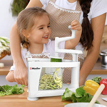 Load image into Gallery viewer, Mueller Spiral-Ultra Multi-Blade Spiralizer, 8 into 1 Spiral Slicer, Heavy Duty Salad Utensil, Vegetable Pasta Maker and Mandoline Slicer for Low Carb/Paleo/Gluten-Free Meals
