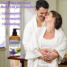 Load image into Gallery viewer, 3 Pack Massage Oil for Massage Therapy with Massage Roller Ball,Ginger Oil Lymphatic Drainage &amp; Arnica Sore Muscle &amp; Lavender Relaxing Massage Oils-Spa Gift Mothers Day Fathers Day Gift for Men Women
