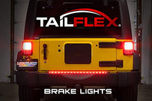 Load image into Gallery viewer, LEDGlow 36" Red TailFlex Tailgate LED Light Bar with White Reverse Lights for Jeep &amp; SUVs - Brake, Running, Turn Signals &amp; Hazard Lights - Flexible Waterproof Strip - Flat 4 Pin Connector
