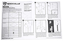Load image into Gallery viewer, 2 Rockville RHTSB 36" Inch Bookshelf Speaker Stands Surround Sound Home Theater
