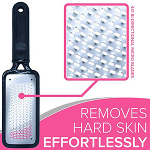 Genuine feet scrubber dead skin remover for feet (Large) Foot file callus remover foot scrubber dead skin remover foot rasp - Heel scraper for feet foot file for dead skin foot grater for dead skin