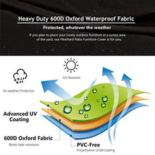 Load image into Gallery viewer, Flexiyard Patio Hanging Chair Cover with Adjustable X-Lock System and Zipper, Easy On Easy Off, Heavy Duty 100% Waterproof 600D Oxford Swing Egg Chair Winter Cover

