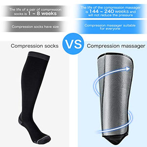 Mothers Day Gifts Compression Leg and Foot Massager with Heat - Calf Air Massager for Circulation - Massage for Arm, Leg, Calf - Support Calves Foot Pain - Relax Gifts for Women,Men,Mom,Dad