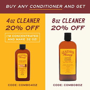 Leather Honey Leather Conditioner, Best Leather Conditioner Since 1968. For Use on Leather Apparel, Furniture, Auto Interiors, Shoes, Bags and Accessories. Non-Toxic and Made in the USA!