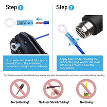 Load image into Gallery viewer, TICONN 540 PCS Heat Shrink Wire Connectors, Waterproof Automotive Marine Electrical Terminals Kit, Crimp Connector Assortment - Ring Fork Hook Spade Butt Splices (540PCS Combo)
