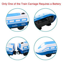 Load image into Gallery viewer, ZONXIE Magnetic Battery Operated Action Train Powerful Engine Bullet Train Toys Car for Toddlers Compatible with Thomas Brio Tracks
