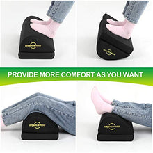 Load image into Gallery viewer, AMERIERGO Adjustable Foot Rest - Office Under Desk Foot Rest with 2 Adjustable Heights, Ergonomic Foot Rest with Non-Slip Bottom, Foot Rest Cushion with Mesh Breathable Washable Cover-AEFR4
