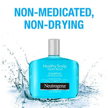Load image into Gallery viewer, Neutrogena Moisturizing Healthy Scalp Hydro Boost Shampoo for Dry Hair and Scalp, with Hydrating Hyaluronic Acid, pH-Balanced, Paraben &amp; Phthalate-Free, Color-Safe, 12 Fl Oz (pack of 3)

