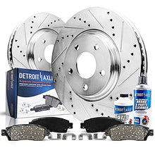 Load image into Gallery viewer, Detroit Axle - 300mm Front Drilled Brake Kit Rotors w/Ceramic Pads Replacement for Honda Accord Acura CL TL TSX - 6pc Set
