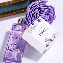 Load image into Gallery viewer, Bath Gift Set for Women - Luxurious 8 Pcs Bath Set with Jasmine Scented, Includes Bubble Bath, Shower Gel, Milk Lotion &amp; Butter and More, Perfect Women Gifts
