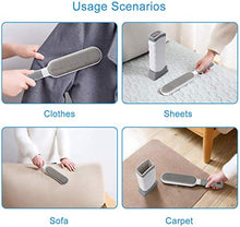 Load image into Gallery viewer, Hollammy Pet Hair Remover for Cats, Dog Hair Remover Brush, Lint Remover Brush Self Cleaning with Base for Clothes Furniture Car
