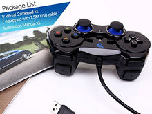 Load image into Gallery viewer, ZD-V+ USB Wired Gaming Controller Gamepad for PC/Laptop Computer(Windows XP/7/8/10) &amp; PS3 &amp; Android &amp; Steam - [Black]
