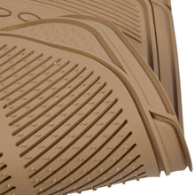 Load image into Gallery viewer, BDK Original ProLiner 3 Piece Heavy Duty Front &amp; Rear Rubber Floor Mats for Car SUV Van &amp; Truck, Beige - All Weather Floor Protection Fits Most Vehicles
