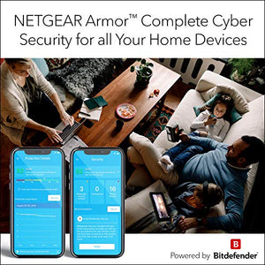 NETGEAR Orbi Whole Home Tri-band Mesh Wi-Fi 6 System (RBK853) – Router with 2 Satellite Extenders, Coverage Up to 7,500 Square Feet, 100 Devices, AX6000 (Up to 6Gbps)