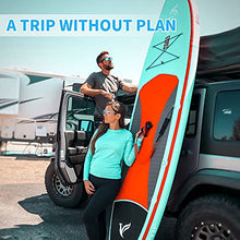 Load image into Gallery viewer, Freein Stand Up Paddle Board Kayak SUP Inflatable Stand up Paddle Board SUP 10'/10'6”x31 x6, 2 Blades Paddle, Dual Action Pump, Triple Fins, Leash, Backpack
