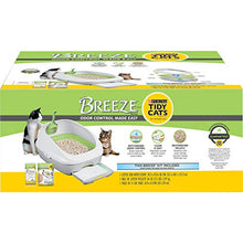 Load image into Gallery viewer, Purina Tidy Cats Litter Box System, BREEZE System Starter Kit Litter Box, Litter Pellets &amp; Pads
