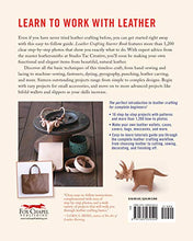 Load image into Gallery viewer, Leather Crafting Starter Book: Tools, Techniques, and 16 Step-by-Step Projects for Beginners (Fox Chapel Publishing) Learn the Basics and Start Making Wallets, Cases, Covers, Bags, Moccasins, &amp; More
