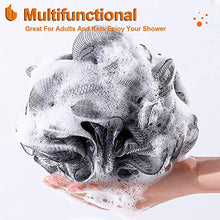 Load image into Gallery viewer, Eco-Friendly Natural Wooden Soap Dish &amp; XL 75g Soft Shower Loofahs Balls
