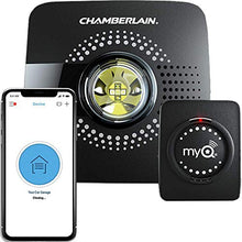 Load image into Gallery viewer, MyQ Smart Garage Door Opener Chamberlain MYQ-G0301 - Wireless &amp; Wi-Fi enabled Garage Hub with Smartphone Control, 1 Pack, Black
