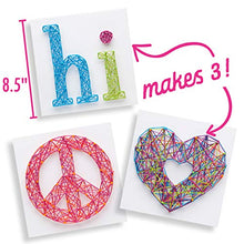 Load image into Gallery viewer, Craft-tastic DIY String Art – Award-Winning Craft Kit for Kids – Everything Included for 3 Fun Arts &amp; Crafts Projects – Peace Sign Series

