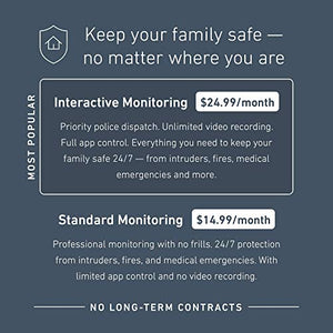 SimpliSafe 9 Piece Wireless Home Security System w/HD Camera - Optional 24/7 Professional Monitoring - No Contract - Compatible with Alexa and Google Assistant