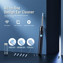 Load image into Gallery viewer, Ear Wax Removal - Earwax Remover Tool with 8 Pcs Ear Set - Ear Cleaner with Camera - Earwax Removal Kit with Light - Ear Camera with 6 Ear Spoon - Ear Cleaner for Kids, Adults &amp; Pets
