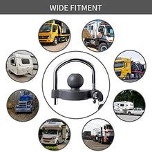 Load image into Gallery viewer, METOWARE Trailer Coupler Lock Universal Adjustable Heavy-Duty Steel Trailer Hitch Lock, Anti Theft Trailer Ball Lock Towing Lock for Towing Caravan Trailer Security Fits 1-7/8&quot;,2”, 2-5/16&quot; Coupler
