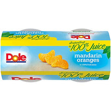 Load image into Gallery viewer, Dole, Mandarin Oranges in Juice, 4 Ounce (Pack of 4)
